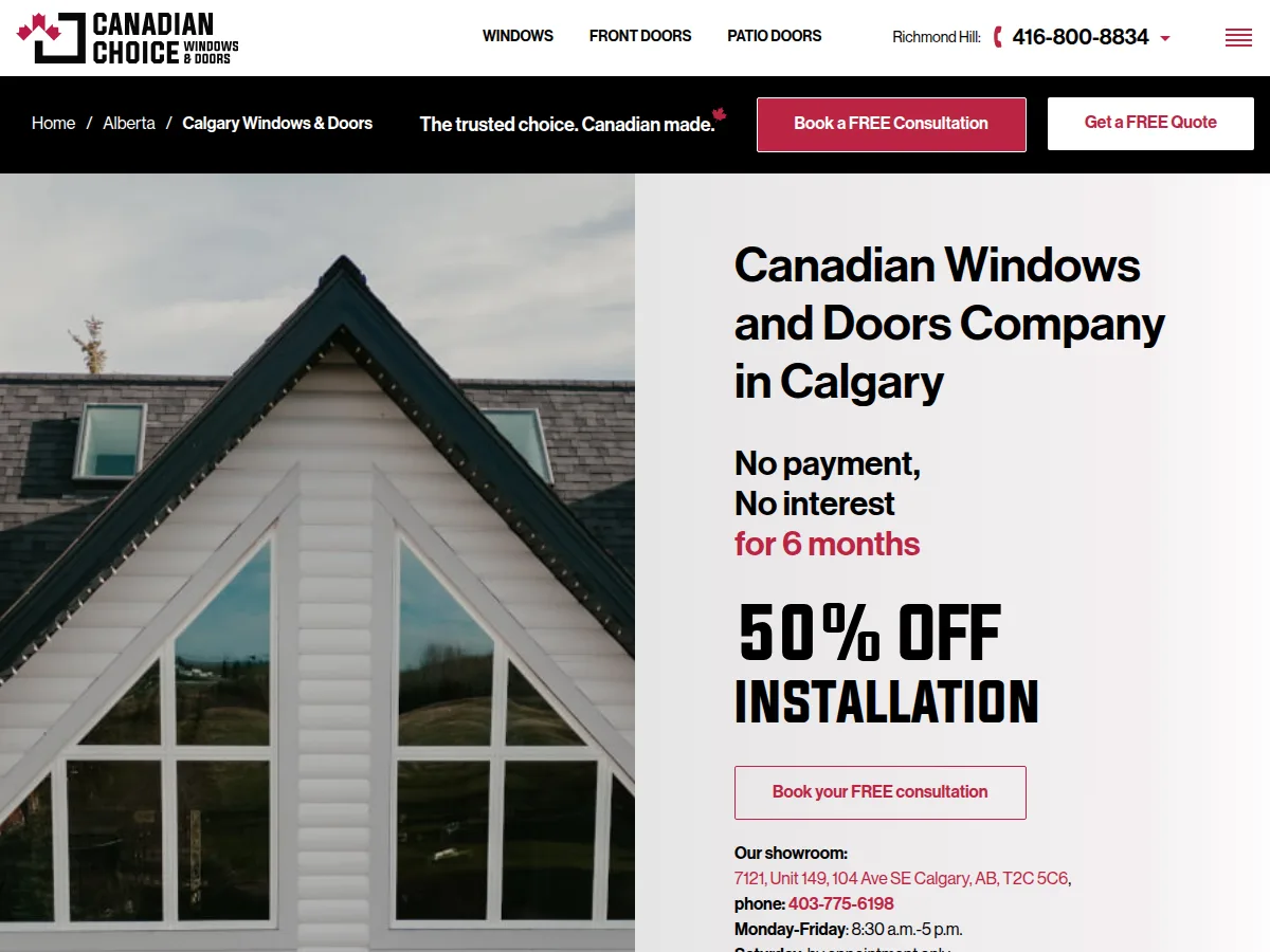 Canadian Choice Windows and Doors Calgary — project photo 1