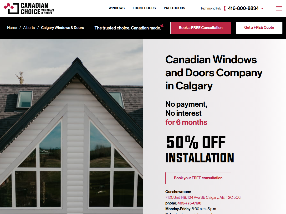 Canadian Choice Windows and Doors Inc. — project photo 1