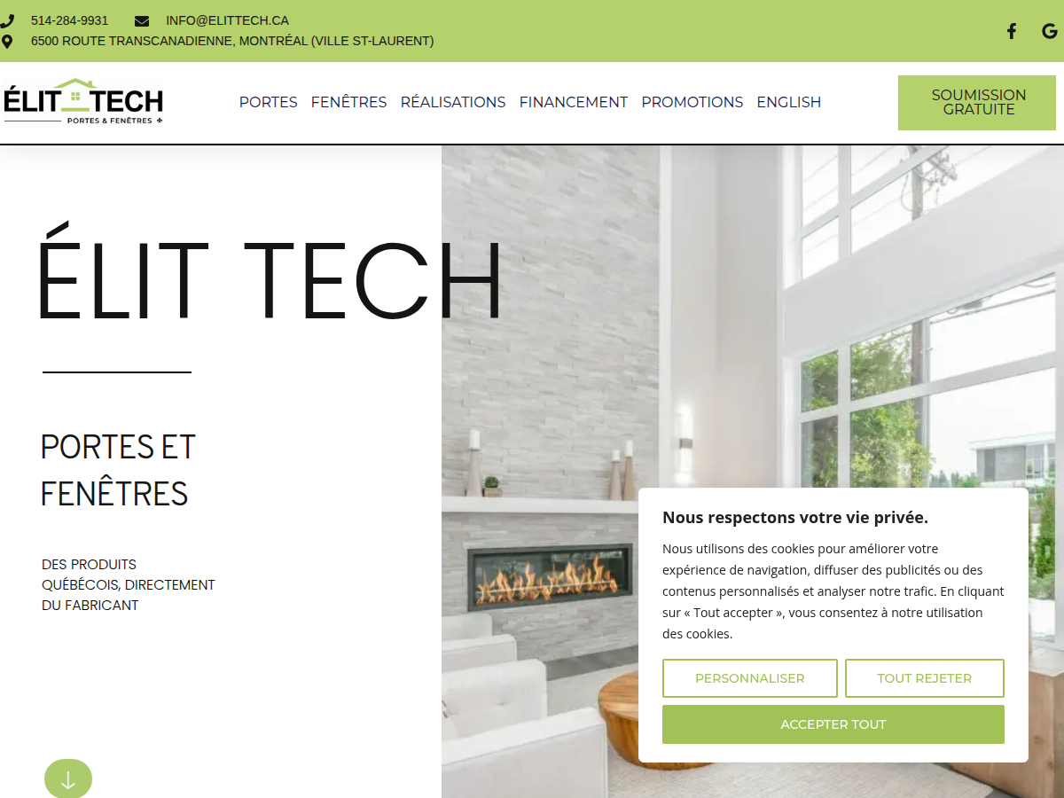 ÉLIT TECH Portes Et Fenêtres — project photo 1