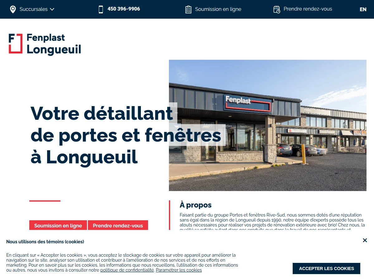 Fenplast — Portes et fenêtres Rive-Sud (Longueuil & Saint-Hubert showrooms) — project photo 1