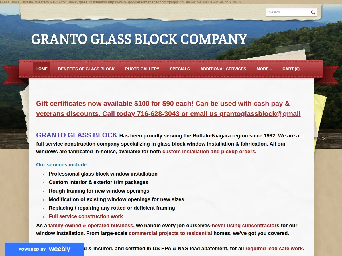GRANTO GLASS BLOCK — project photo 1
