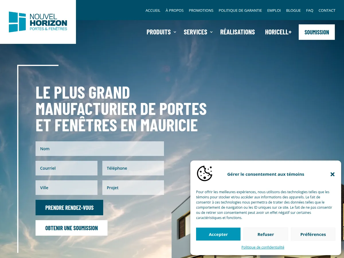 Nouvel Horizon Portes & Fenêtres Inc. — project photo 1