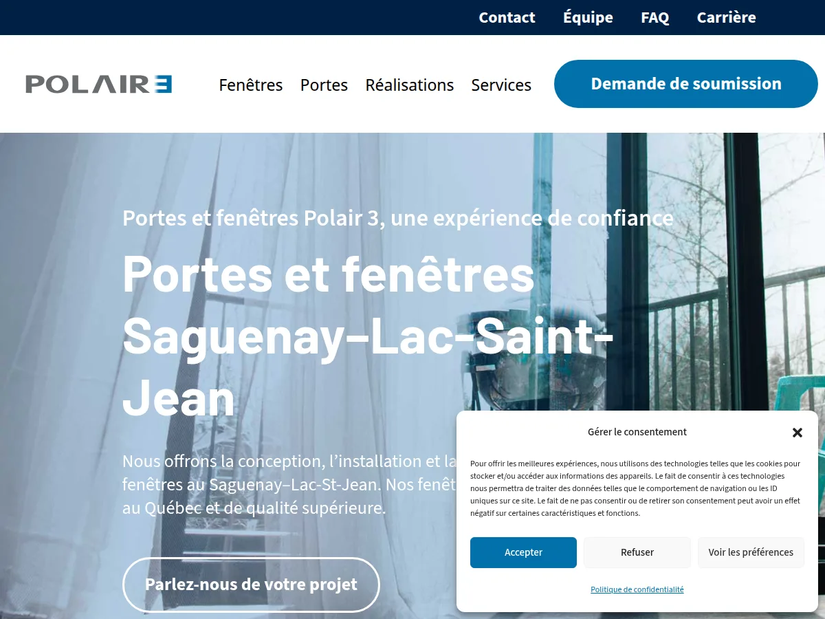 Portes et Fenêtres Polair 3 — project photo 1