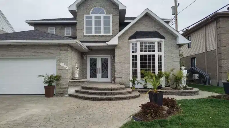 New windows and doors in white